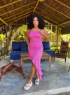 Vestido Malha Trabalhada - comprar online