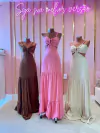 Vestido Longo Recorte