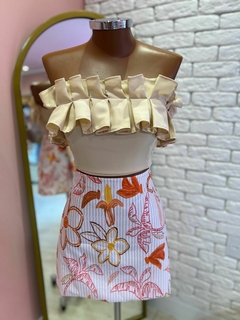 Cropped Babado Reto - loja online
