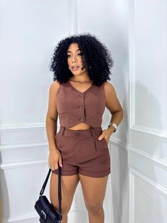 Conjunto Mine Colete na internet