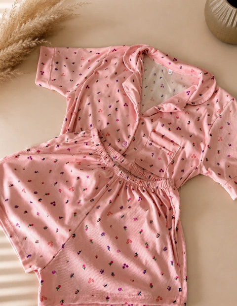 Pijama camisero corto Cod-02