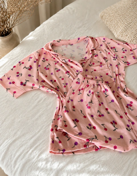 Pijama camisero corto Cod-01