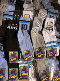 Medias 3/4 argentina pack x12 - comprar online