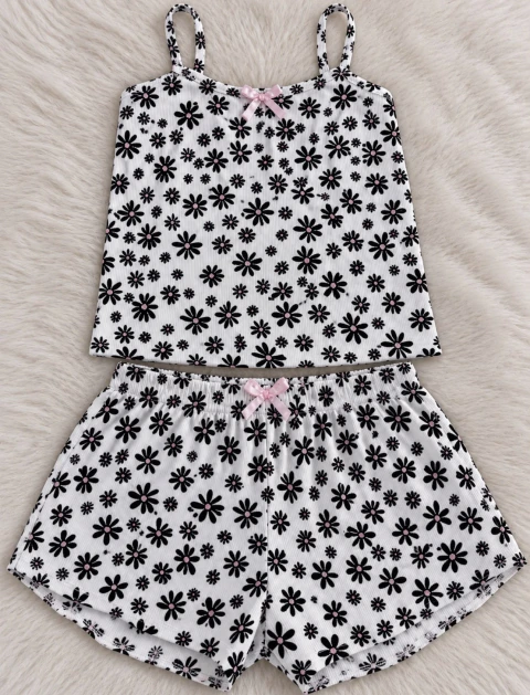 Pijama corto de morley - Flores