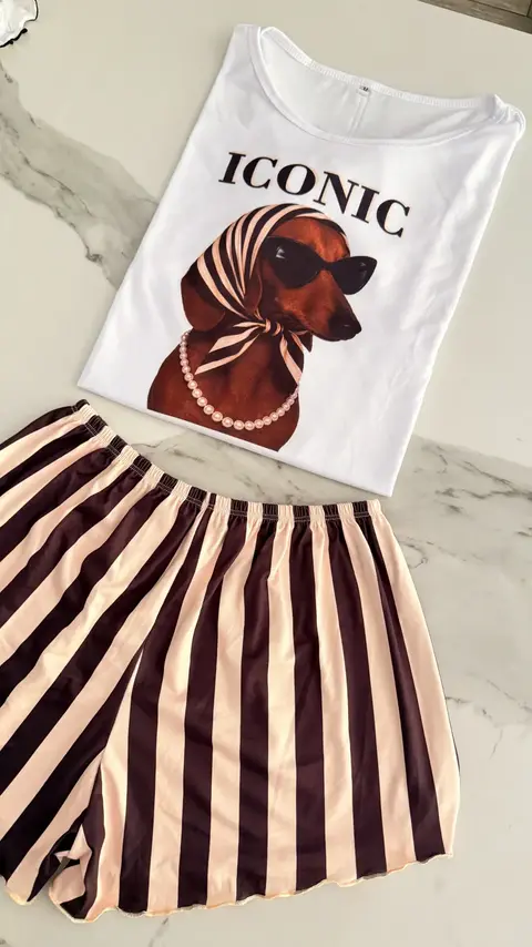 Pijama corto animado rul Cod-08