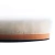 Boina Arctic Wool para polimento, feita de lã natural e outras fibras, com tecido aderente e adesivo, vista de lado mostrando suas camadas
