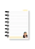 Caderno de disco A5 - Justin Bieber - Fua Papelaria Criativa