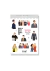 Cartela de adesivos A6 - Gossip Girl