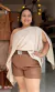 Short Courino Marrom