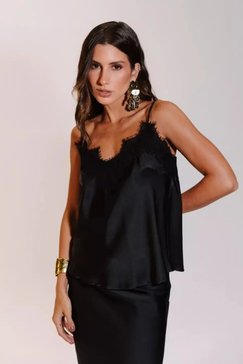 CAMISETA ALCINHA RENDA