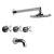 Grifería De Bañera Y Ducha Margot 103/62 - CR FV - comprar online