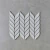 Malla Decorativa Wheat Shape Matte White 274 x 296 mm Fika - comprar online