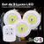 Set 3 Luces Led Inalámbricas Control Remoto! - SendaClick