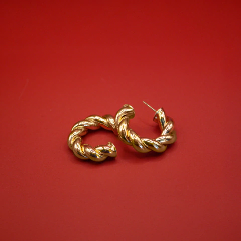 Brinco Argola Croissant