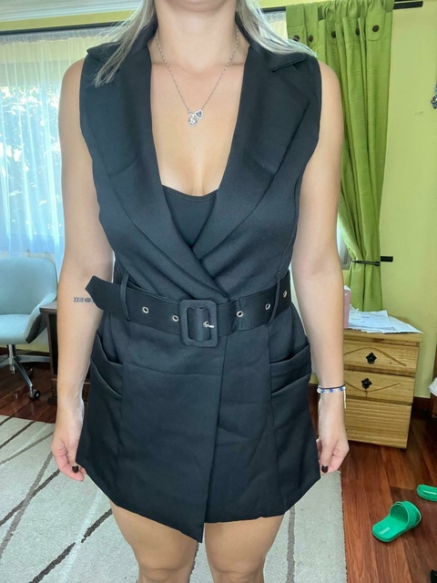 Enterito Blazer Negro - comprar en línea