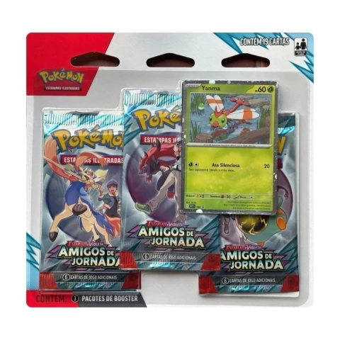 Blister Triplo Pokémon Yanma Escarlate e Violeta 9 - Amigos de Jornada