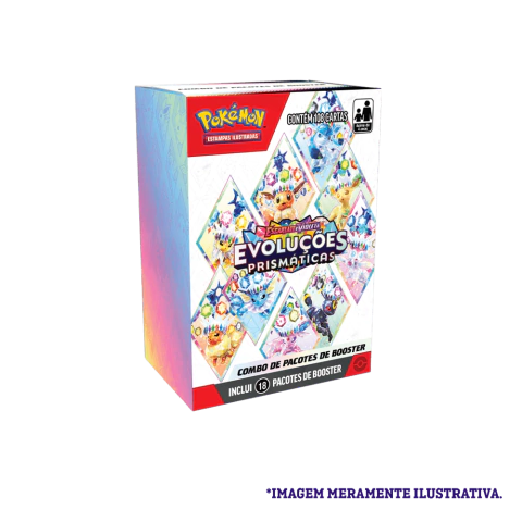 Combo de Booster Pokémon EV8.5 Evoluções Prismáticas - comprar online