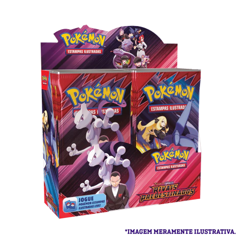 Box Display Pokémon Escarlate e Violeta 10 Rivais Predestinados