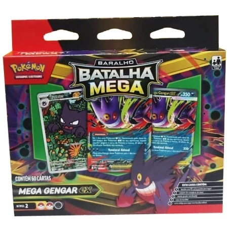 Deck Pokemon Baralho de Batalha Mega Gengar