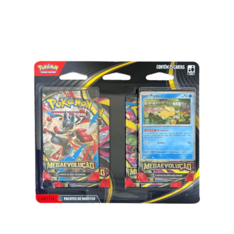 Blister Quadruplo Pokémon TCG Mega Evolução 1