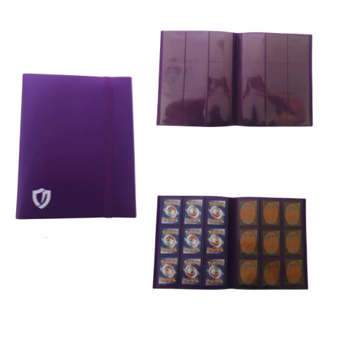 Fichário Fixo Central - 3x3 - Roxo - comprar online