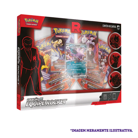 Box Pokémon Coleção Equipe Rocket Nidoking Ex