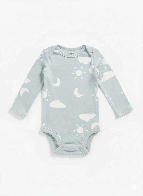 Body Carters Manga longa Nuvem