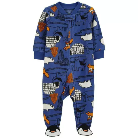 Macacão Carter´s em Fleece com Estampa de Pinguim - comprar online