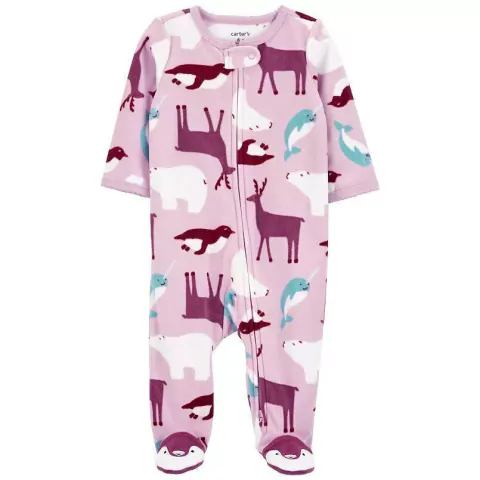 Macacão Carter´s em Fleece com Estampa de Pinguim - comprar online