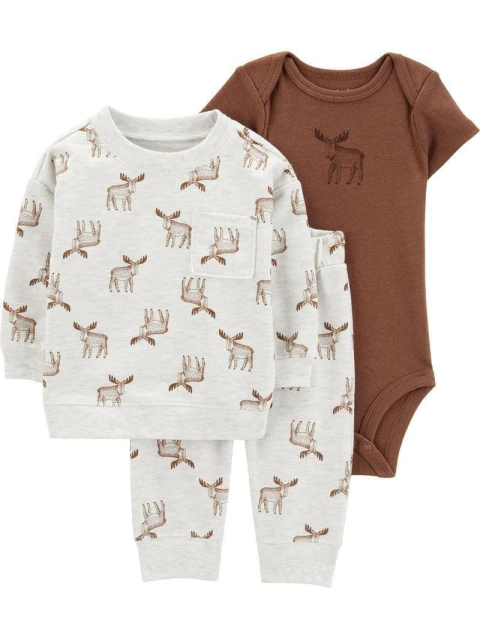 Conjunto Carter´s - 3 Peças de Alce