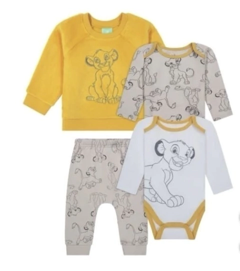 Conjunto Disney 4 Peças - Rei Leão