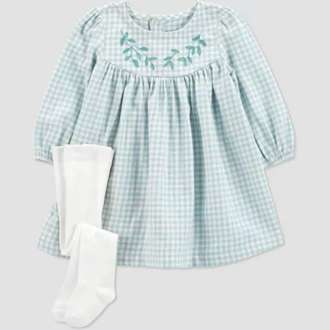 Vestido Carter’s Xadrez Azul - comprar online