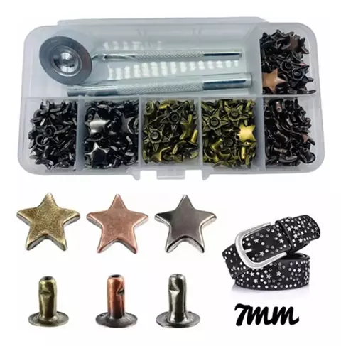 Remaches Estrella a presión 7 mm - comprar online