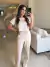 Conjunto Calça/Cropped Moletinho na internet