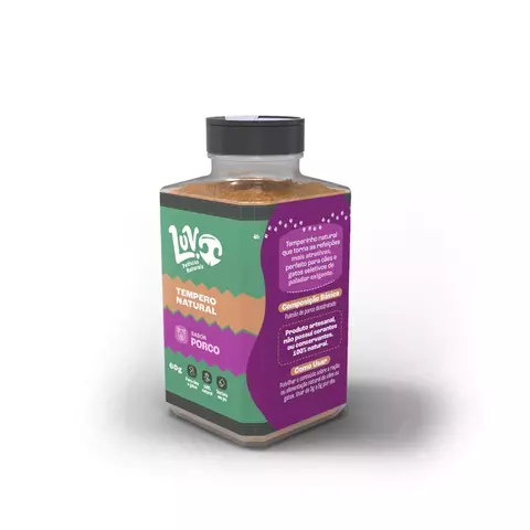 Tempero Natural de Porco - 60g
