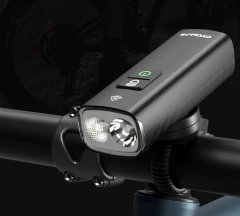 LINTERNA LED RECARGABLE PARA BICICLETA 2000 LÚMENES - CICIANMI BR-2000 + LUZ TRASERA DE REGALO en internet