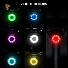 Imagen de luz trasera bicicleta 75 Lumens