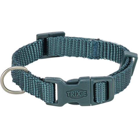 Collar Para Perros Premium Trixie M / L 35 A 55 Cm Azul Petroleo
