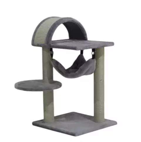 Rascador Amadeo Gato Tótem Torre Cama Colgante Felpa Suave