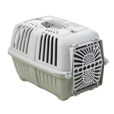 Transportadora Canil Pratiko Puerta De Plastico 48x33x31,5 Cm Hasta 4,5 Kg
