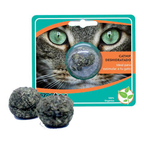 Hierba Gatera Catnip Ball Pelota Zootec Juguete Para Gatos - comprar online