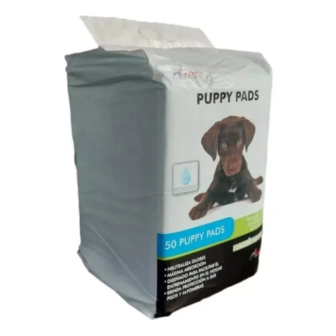 Paños Sanitarios Absorbentes Lazypet Puppy Pads 60x60 Cm Pack X 50 Unidades