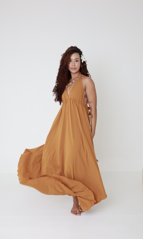 Vestido Pipa Caramelo - comprar online