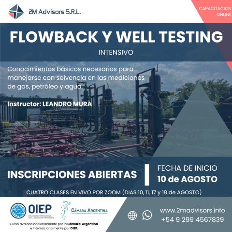 Flowback y Well Testing (Intensivo)