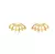Brinco ear cuff fileiras micro zircônia