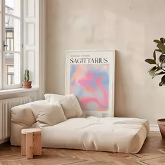 Sagittarius - Signo Zodiacal Abstracto | Arte enmarcado en impresión fine art - comprar online