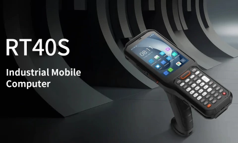 Coletor de Dados Urovo RT40s 2D QR Code Imager - 38 Teclas, Wi-Fi, Bluetooth, Câmera, 4G, Android 13 - Pistola Gun