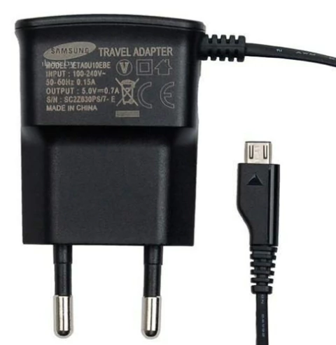 CARREGADOR DE PAREDE SAMSUNG MICRO-USB