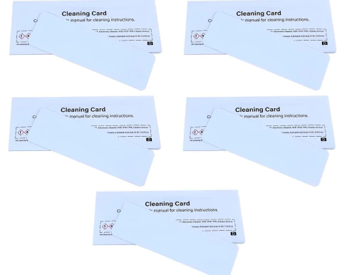 Kit Limpeza Zebra para Impressora ZC100, ZC300 e ZC350 - 5 Cartões