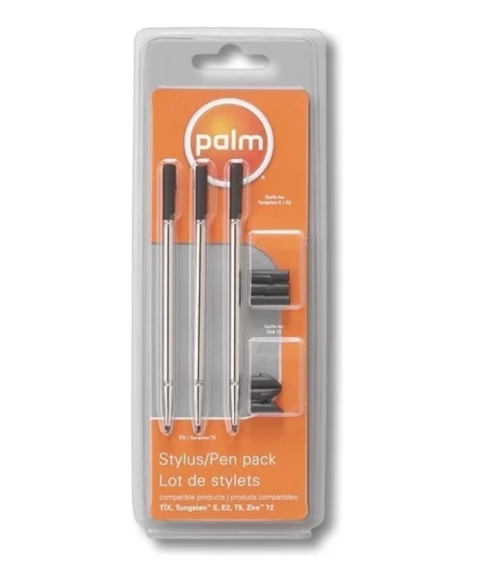 Kit 03 unidades - Caneta Stylus Metálicas Palm com Esferográfica